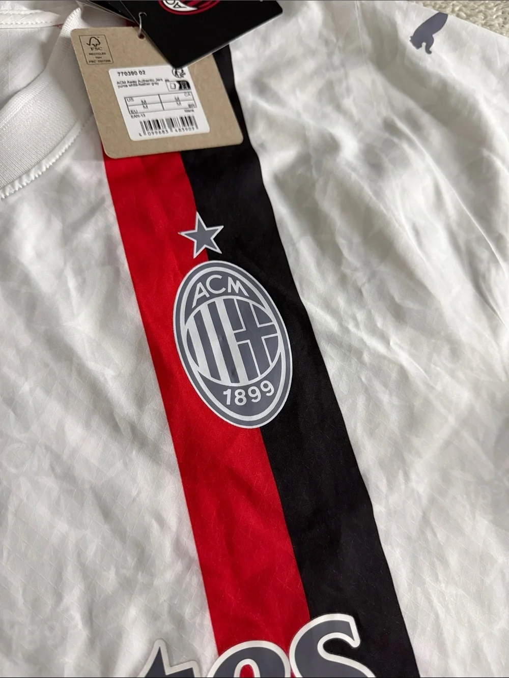 AC Milan #9 Olivier Giroud 2023-24 Serie A Puma Away Player Edition Jersey_5